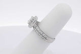 1.62cttw Diamond Ring In 18k White Gold 5.8 Grams Size 5.5 Eb0925exzsa
