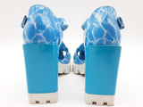 Christian Louboutin Meduzette Lug 100 Blue Heel Size 37 Do0824lwzde