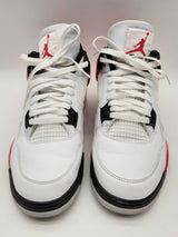 Air Jordan Dh6927-161 4 Retro White Fire Red Sneakers Size 11 Mens Do0924lxzde