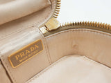 Prada Small Crystal-embellished Jewelry Case In Gold Satin Fw0726pzxdu
