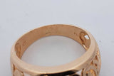 14k Yellow Gold Hisbiscus Flower Dome Ring 3.9 Grams Size 7.75 Eb0626orxdu