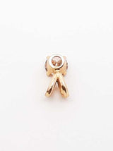 .65 Cttw Diamond & 14k Yellow Gold Solitaire Pendant 0.7 Grams Fw1024pzxdu