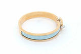 Hermes Enamel Mini Clic Chaine D'ancre Bracelet Eb1026lrxsa