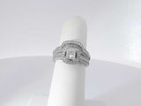 1.51ctw Diamond 14k White Gold 14k 8.5 Grams Ring Size 5 Sd0425lzrzsa