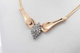 0.23cttw Diamond Pendant Necklace 10k Yellow Gold 4.4 Grams 16 Inch Eb0826lcrsa