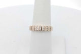 0.32cttw Diamond Band Ring In 14k Yellow Gold 4.9 Grams Size 7 Eb0926wrxsa