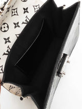 Louis Vuitton Wynwood Shoulder Bag In Black Monogram Vernis Leather & White Monogram Coated Canvas Fw0726rzxdu