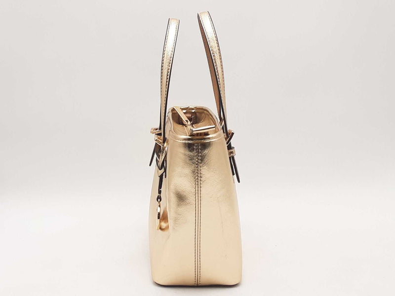 Michael Kors Gold Jet Set Gold Handbag Aa0625orsa