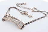 Chanel Embellished Logo Choker Necklace 15 Inch Eb1225wrxdu