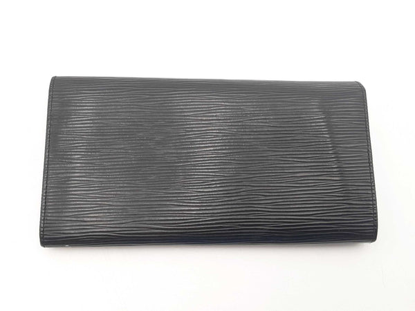Louis Vuitton Black Epi Sarah Wallet Sd0925lzxsa
