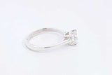 Approx. 1.05ctw Lab Grown Diamond Ring In 14k White Gold 2.5g Size 6 Eb1124possa