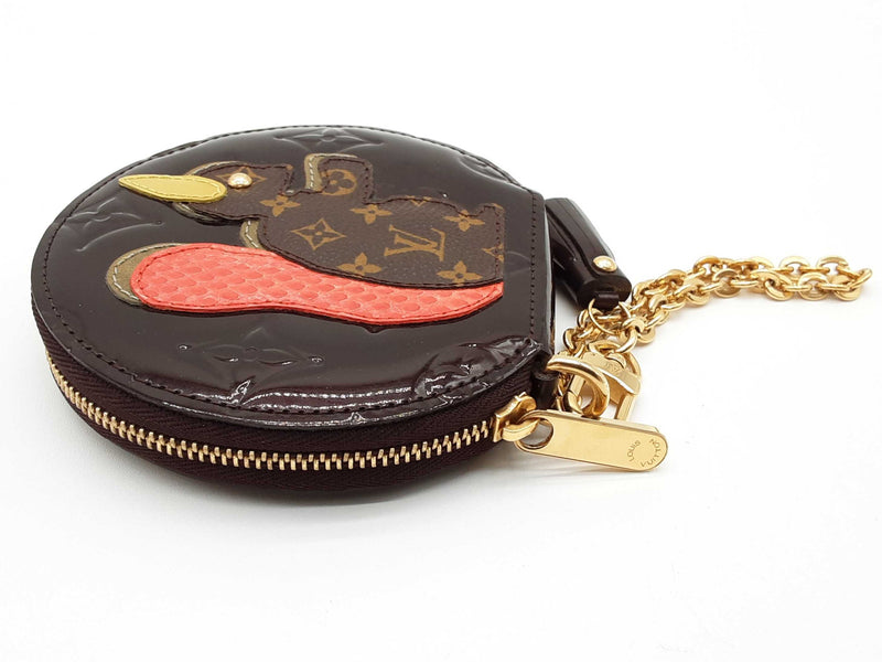Louis Vuitton Animania Ecureuil Squirrel Monogram Vernis Pouch Do0325lxzde