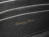 Christian Dior Caro Zipped Pouch In Black Cannage-quilted Calfskin Fw0526lzxzdu