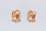 21k Yellow Gold Hoop Earrings 3.8 Grams Eb0226orxsa