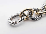 David Yurman 18k Gold & Sterling Silver Cable Necklace 88.6g 16 Inch Fw126rxzxdu