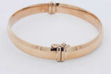 14k Yellow Gold Hinged Bangle Bracelet 7.3 Grams Eb0426rxzsa