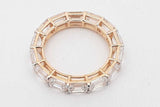 5.46cttw Lab Grown Diamond Eternity Band 14k Yellow Gold Size 5.75 Eb0826lorxsa