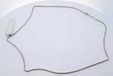 Tiffany & Co. 1837 Sterling Silver Bar Pendant Necklace 12.2g 18.5 In Eb0726rxde
