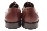 Salvatore Ferragamo Wingtip Oxford Brown Leather Dress Shoes Size 10 Eb0926rxsa