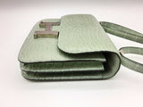 Hermes Constance Mini Green Croc Leather Shoulder Bag Do0523oexzxde