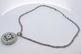 2.8cttw Diamond Pendant Necklace 14k White Gold 27.6 Grams 17 Inch Eb0326oxrxdu