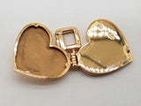 Louis Vuitton 18k Yellow Gold 15.4g Heart Locket Pendant Do1025ecrde