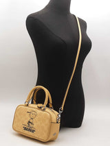 Coach X Peanuts Cbj63 Charlie Brown Yellow Crossbody Aa1025prsa