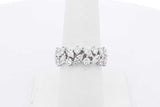 1.87cttw Lab Grown Diamond Ring In 14k White Gold 4.2 Grams Size 7 Eb0826scrsa