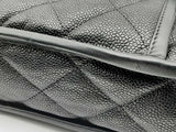 Chanel French Riviera Flap Black Cavier Leather Shoulder Bag Do0924lsxzde