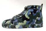 Christian Louboutin Louis Orlato Veau Velours Camoflage Sneakers Eb0125oxzsa