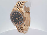 14k Yellow Gold Rolex Datejust 36mm Automatic Watch Aa0825cizxsa
