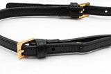 Yves Saint Laurent Mini Black Leather Crossbody Wallet Eb0326oxzdu