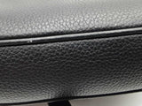 Christian Dior Black Grained Leather Saddle Bag Do0725loxzde