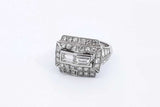 1.82ctw Diamond Ring In Platinum 10.7 Grams Size 6.75 Eb0225rrxsa