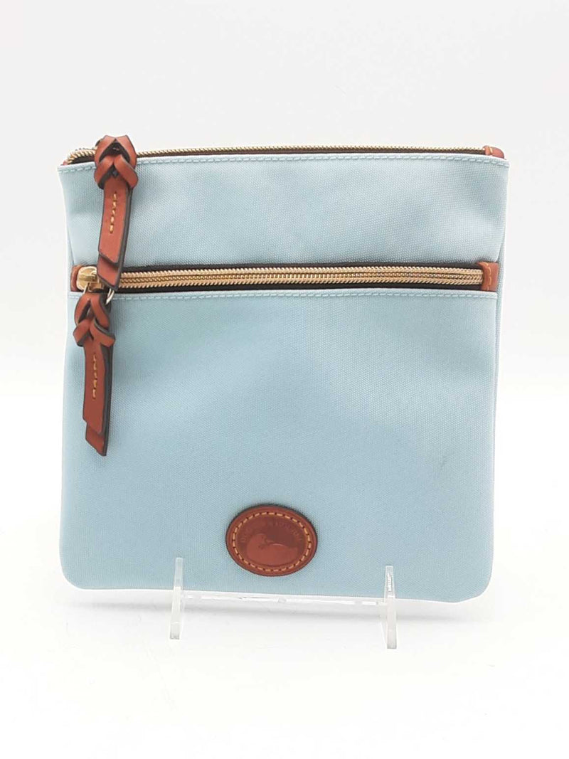 Dooney & Bourke Double Zip Nylon Crossbody Bag Blue Aa0925lrsa