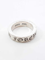 Chrome Hearts Forever Ring In Sterling Silver 11.1 Grams Size 8 Fw0626orzdu