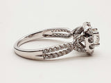 1.45 Cttw 14k White Gold 4.7g Ring Size 9 Do0226llxzde