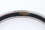 Hermes Coup Fouet De Cheval Enamel Bangle Bracelet 7 Inch Eb0326lorde