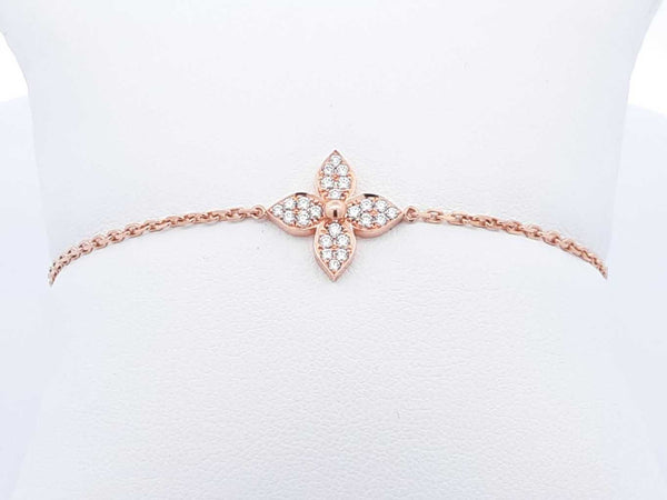 Louis Vuitton 18k Rose Gold Blossom Bracelet 3.8 Grams 6-7 Inch Fw0325lxzxdu