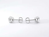 2.0 Cttw Lab-grown Diamond Stud Earrings In 14k White Gold 1.1 Gram Fw0326wcrdu