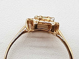 0.54 Cttw Natural Diamonds 18k Yellow Gold Ring Size 6.5 Do1125pxzde