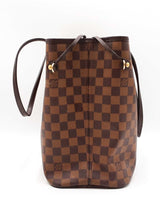 Louis Vuitton Neverfull Mm Tote Bag In Damier Ebene Coated Canvas Fw1025wxzdu