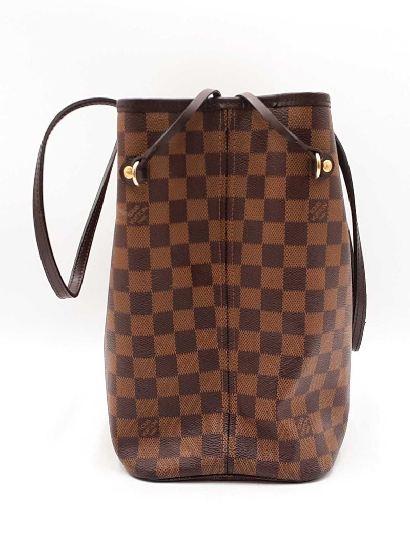 Louis Vuitton Neverfull Mm Tote Bag In Damier Ebene Coated Canvas Fw1025wxzdu