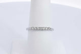 0.28ctw Lab Grown Diamond Ring In 14k White Gold 1.4 Grams Size 7 Eb1125lcxdu
