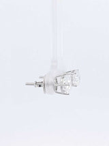 2.0 Cttw Lab-grown Diamond Stud Earrings In 14k White Gold 1.1 Grams Fw0326wcrdu