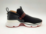 Christian Louboutin Lipsyrun Black Neoprene Sneakers Size 39.5 Fw1124lorde