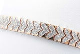 Approx. 2.6ctw Diamond Bracelet 10k Yellow Gold 16.5 Grams 7.5 Inch Eb1224rxzdu