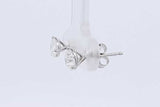 1.0cttw Lab Grown Diamond Stud Earrings In 14k White Gold 0.8 Grams Eb0326orxdu