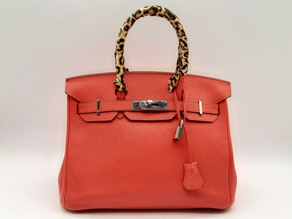 Hermes Birkin 30 Sanquine Red Togo Palladium Handbag Dolxcrxde 144020002352
