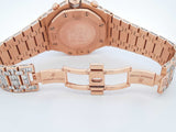 Audemars Piguet Royal Oak Offshore Chandelier 42mm 18k Rose Gold Diamond Watch 242.9 Grams Eb0125rxxxzsa